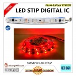LED Strip Digital IC SMD 5050 Mata Besar | IP 20 + Remote dan Adaptor LED Strip Digital IC SMD 5050 Mata Besar | IP 20 + Remote dan Adaptor